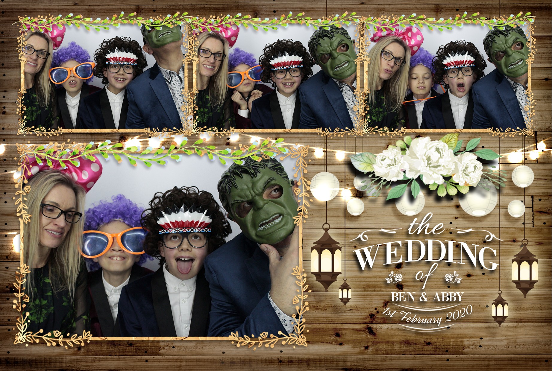 Ben & Abby’s Wedding  | View more photos from the event at gallery.myphotoboothexperience.co.uk/u/MyPhotoBoothExperienceLtd/Ben-Abby’s-Wedding